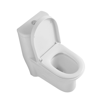 19 Inch Ada Comfort Height Toilet Elongated One Piece Bathroom Ceramic