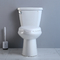 Elongated Compact Ada Toilet 19 Inches Powerful Punch Syphon Standard Height