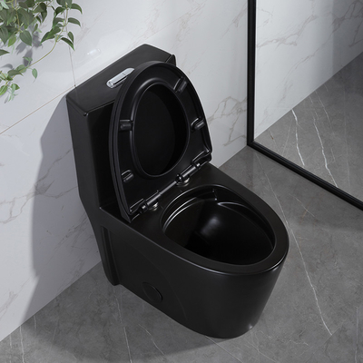 1.6 Gpf Matt Black Dual Flush Elongated One Piece Toilet American Standard