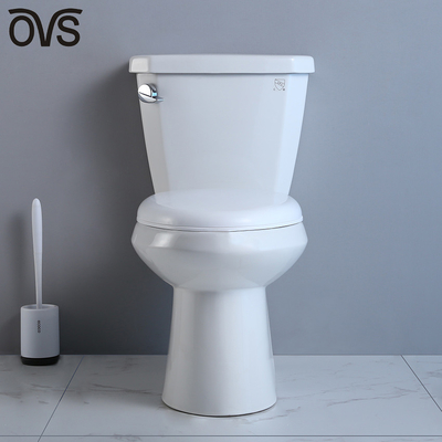 12 Rough In 2 Piece Elongated Toilet Wall Mounted  1.28 Gpf Commode