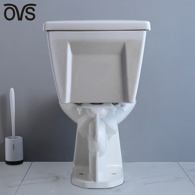 12 Rough In 2 Piece Elongated Toilet Wall Mounted  1.28 Gpf Commode