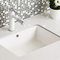 Rectangle Undermount Vanity Lavatory Bathroom Wash Basin Counter Sink