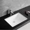 500x400 Undermount Bathroom Vessel Sinks Sink Bowl Solid Softly Round Corner