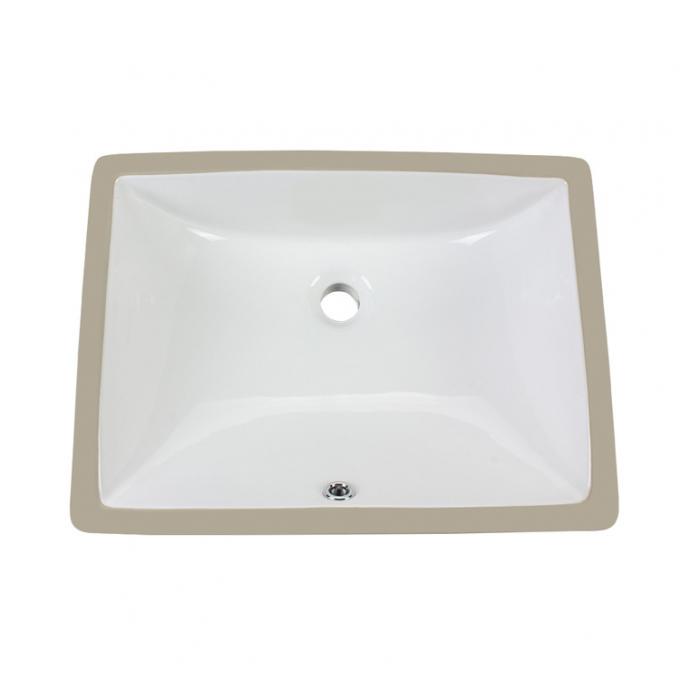 Ada Compliant Undermount Bathroom Sink Rectangle Soft Curve Inside Ceramic