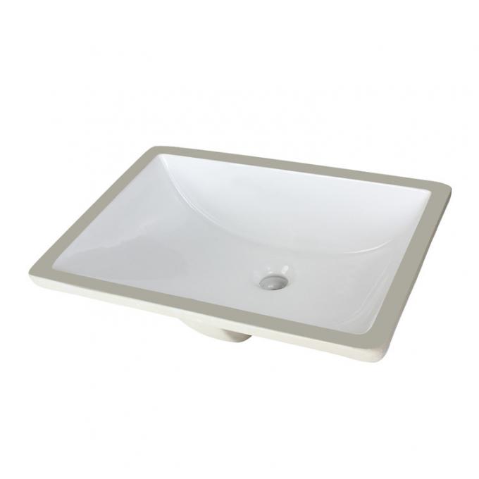 Ada Compliant Undermount Bathroom Sink Rectangle Soft Curve Inside Ceramic